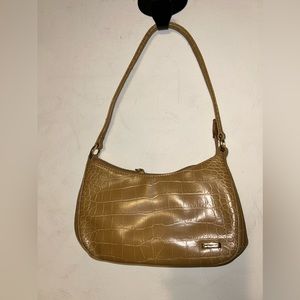 Nine West Faux Snake Skin Small Shoulder Purse